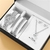 6PCS Set Luxury Watch Mulheres Anel Colar Brincos Rhinestone Moda Relógio de pu - loja online