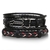 pulseira masculina 4 Pçs/set Trançado Envoltório Pulseiras De Couro para Os H na internet