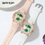 Sanda relógio de pulso feminino, impermeável, quartzo, com cronógrafo, com ca