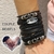Moda pulseira viking pulseira para homens mão pulseiras tecido crânio mão jó