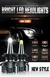Lâmpada de nevoeiro do farol do carro LED, 360 Canbus, 9012, HIR2, H7, H1, H3, na internet