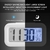 Relógio Despertador Digital LED, Luz de fundo, Snooze, Dados, Tempo, Calendári