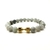 Imagem do Ágata Matte Haltere Charm Bracelet, Pulseira de Contas Masculinas, Preto Natura