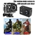 Câmera de Ação 4K, impermeável, controle remoto, Outdoor Ciclismo na internet