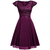 Imagem do Vestido de renda retrô com decote em v feminino,