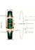 Conjunto de Relógio Retangular Feminino, Ladies Business, Couro Verde, Relógio - comprar online