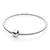 Imagem do 925 Sterling Silver Pulseira em Forma de Coração, adequado para Pandora, Bucke