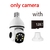 Câmera de Vigilância 3MP 5G Led Light E27 Bulbo Wifi na internet