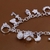925 Sterling Silver Charm Bracelets para Mulheres, Jóias Da Moda, Presente Dos