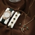 Relógio de quartzo feminino simples e versátil, conjunto de joias strass em fo