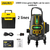 Deli-Rotatable Nível Laser Raio Verde, 2, 3, 5 Linhas