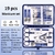 Professional Manicure Set com Idea Embalagem, Pé e Face Care Tool Kits, Aço In - comprar online