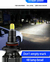 Imagem do Lâmpada de nevoeiro do farol do carro LED, 360 Canbus, 9012, HIR2, H7, H1, H3,