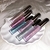 Handaiyan 6 cores gloss labial longlasting glitter vermelho batom nude líquido