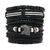 Moda pulseira viking pulseira para homens mão pulseiras tecido crânio mão jó