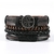 pulseira masculina 4 Pçs/set Trançado Envoltório Pulseiras De Couro para Os H na internet