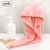 Fast Dry Hair Towel Wrap, Microfibra Super Absorvente, Veludo Coral, Secagem Rá - loja online