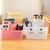 Multifuncional Rattan Basket Organizer, Desktop Storage Box, Plástico Doméstic