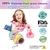Garrafa de água de silicone criativa para crianças, sem BPA, garrafas de água