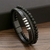 Pulseira de couro de alta qualidade dos homens clássico moda tigre olho frisado na internet