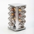 Aço inoxidável Spice Jar, Kit Pots Tempero, Spice Tower, Rotating Rack, Pepper