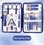 Professional Manicure Set com Idea Embalagem, Pé e Face Care Tool Kits, Aço In - comprar online