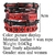 Moda pulseira viking pulseira para homens mão pulseiras tecido crânio mão jó - Casa Xique Xique