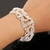 925 Prata Charme Pulseiras Para Mulheres, AAAAA Pulseira De Cristal De Zircão, - loja online