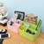 Multifuncional Rattan Basket Organizer, Desktop Storage Box, Plástico Doméstic - loja online