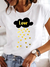 Camiseta de manga curta casual - Casa Xique Xique