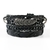 pulseira masculina 4 Pçs/set Trançado Envoltório Pulseiras De Couro para Os H na internet