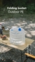Naturehike-Portable Folding Water Garrafa, 10L Balde com Tap, Camping ao ar livr