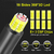 Lâmpada de nevoeiro do farol do carro LED, 360 Canbus, 9012, HIR2, H7, H1, H3,