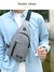 Peito Bag Moda Nova Cor Sólida Homens Peito Bag Outdoor Casual Moda Um Ombro Cr