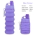 Garrafa De Água Dobrável 500ml Garrafa De Silicone Retrátil Portátil Acampam - Casa Xique Xique