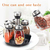 Rotating Glass Tempero Jar Set Rack, Spice Organizer, Garrafas de açúcar, sale