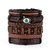 Moda pulseira viking pulseira para homens mão pulseiras tecido crânio mão jó