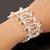 925 Prata Charme Pulseiras Para Mulheres, AAAAA Pulseira De Cristal De Zircão, - Casa Xique Xique