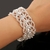 925 Prata Charme Pulseiras Para Mulheres, AAAAA Pulseira De Cristal De Zircão, - loja online
