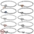925 Sterling Silver Pulseira em Forma de Coração, adequado para Pandora, Bucke - loja online
