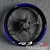 Motocicleta Logo Wheel Hub Waterproof High Reflective Rim Adesivos, Decalque dia