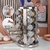 Imagem do Aço inoxidável Spice Jar, Kit Pots Tempero, Spice Tower, Rotating Rack, Pepper