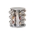 Aço inoxidável Spice Jar, Kit Pots Tempero, Spice Tower, Rotating Rack, Pepper
