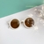 Cartoon Bear Shape Round Sunglasses for Children, Cute Leopard, Double Color, Cl