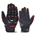 Imagem do Dedo completo Motocicleta Luvas Homens Touch Screen Off Road Motocicleta Luvas M