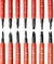 14/Pcs VDE Isolado Chave De Fenda Set Slotted Phillips Screw Driver Bits Kit Com