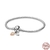 925 Sterling Silver Pulseira em Forma de Coração, adequado para Pandora, Bucke