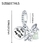 Marvel Avengers Charm Beads Se Encaixa Pandora Pulseira Original Para As Mulhere - Casa Xique Xique