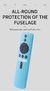 Silicone à prova de choque controle remoto, capas para Xiaomi Mi TV Box S, WiFi
