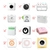 Mini Impressora Fotográfica Térmica Rolos de Papel, 58mm, 57x30mm, Cor Branca, - loja online